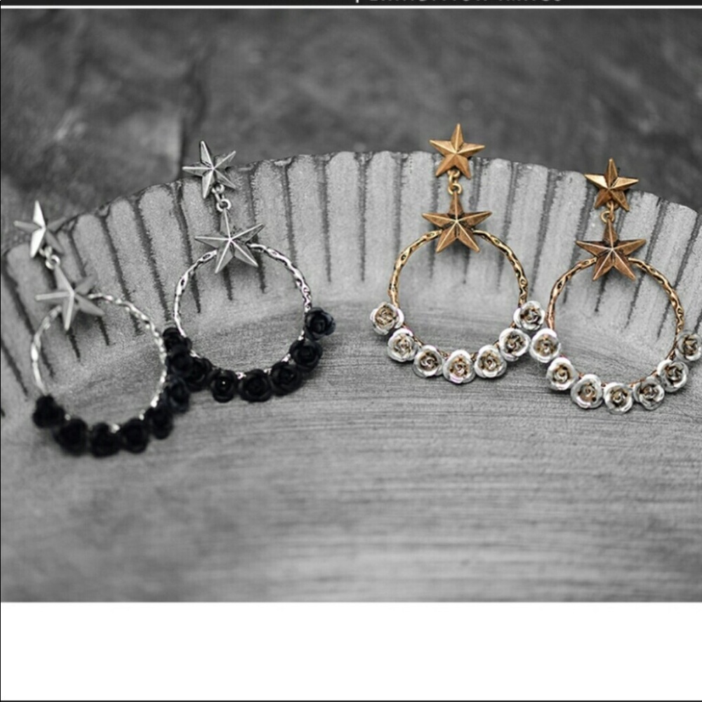 Made in USA-Desert Rose Dangles-Artisan Style